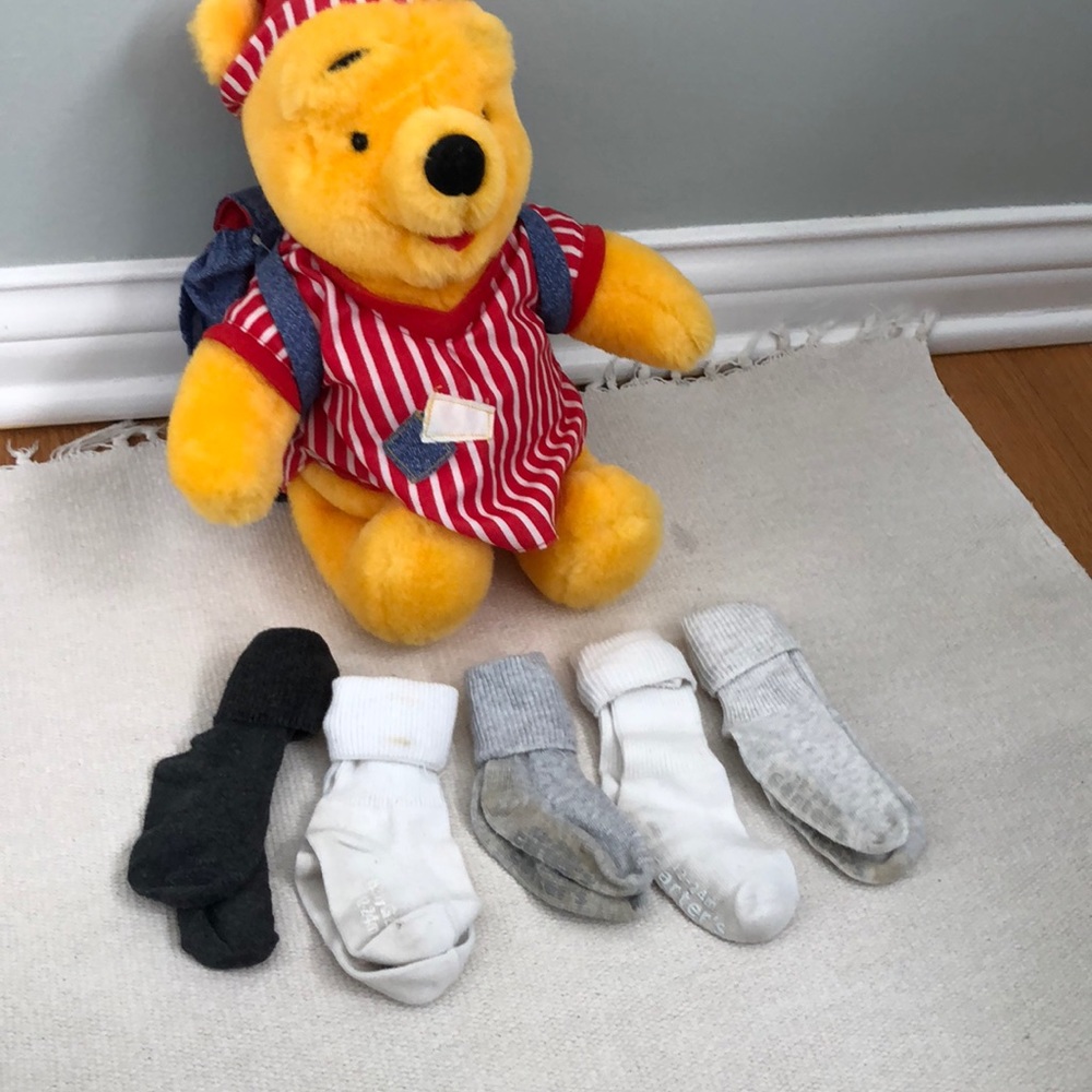 5 pairs of socks 12-24 mo baby. Firm price